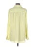 Ann Taylor 100% Polyester Stars Yellow Long Sleeve Blouse Size M - photo 2