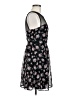 Forever 21 100% Polyester Floral Black Cocktail Dress Size M - photo 4