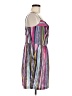 5/48 100% Polyester Stripes Pink Cocktail Dress Size M - photo 4