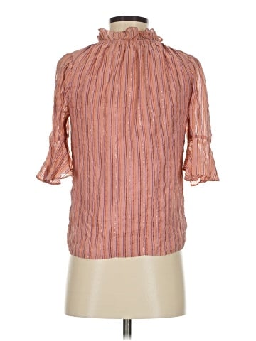 Rebecca Taylor 3/4 Sleeve Silk Top (view 2)