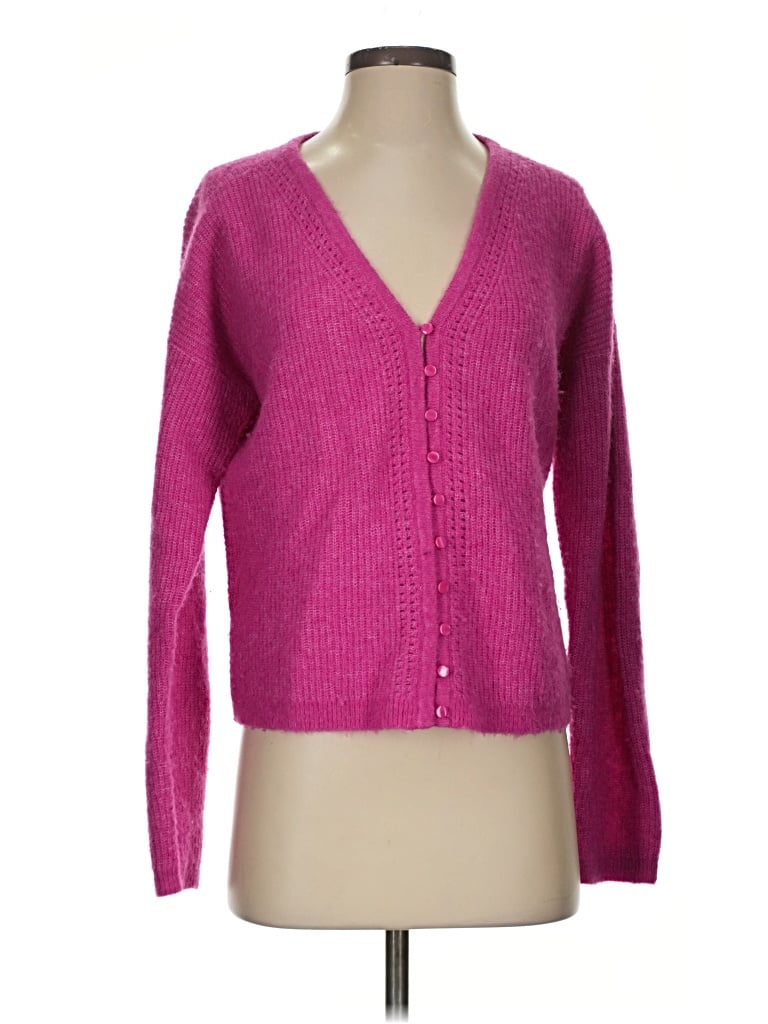 Pre-owned Club Monaco Cardigan Sweater In Pink