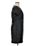 Boohoo 100% Polyurethane Solid Black Casual Dress Size 16 - photo 4