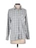 Old Navy Plaid Gray Long Sleeve Button-Down Shirt Size M - photo 1