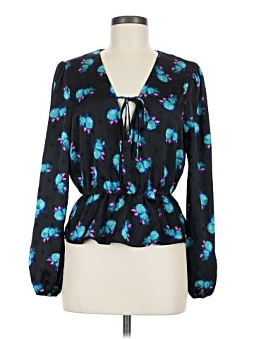 WAYF Long Sleeve Blouse (view 1)