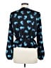 WAYF 100% Polyester Print Black Long Sleeve Blouse Size M - photo 2