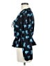 WAYF 100% Polyester Print Black Long Sleeve Blouse Size M - photo 5