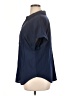 Notations Solid Blue Short Sleeve Blouse Size 1X - photo 5