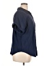 Notations Solid Blue Short Sleeve Blouse Size 1X - photo 4