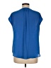 Liz Claiborne 100% Polyester Blue Short Sleeve Blouse Size M - photo 2