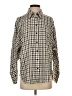Madewell Checkered-gingham Ivory Long Sleeve Button-Down Shirt Size XS - photo 1