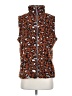 Gingerly 100% Polyester Brown Faux Fur Vest Size S - photo 1