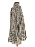 Madewell Checkered-gingham Ivory Long Sleeve Button-Down Shirt Size XS - photo 4