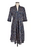 Derek Lam 100% Polyester Print Blue Casual Dress Size EU (IT) 42 / US 6 - photo 1