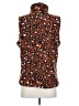 Gingerly 100% Polyester Brown Faux Fur Vest Size S - photo 2