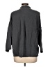 Gap 100% Lyocell Gray Long Sleeve Blouse Size L - photo 2
