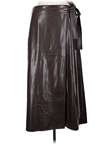 Halogen Faux Leather Skirt (view 1)