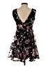 Aqua Floral Black Cocktail Dress Size S - photo 2