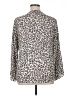 Assorted Brands Animal Print Ivory 3/4 Sleeve Blouse Size XL - photo 2