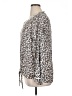 Assorted Brands Animal Print Ivory 3/4 Sleeve Blouse Size XL - photo 5