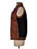 Mural 100% Leather Brown Vest Size S - photo 5