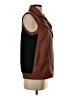 Mural 100% Leather Brown Vest Size S - photo 4