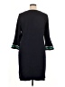 Talbots Solid Black Casual Dress Size XL - photo 2