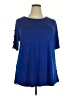 Avenue Blue Short Sleeve Top Size 18 Plus - photo 1