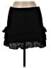 Olivaceous Solid Black Casual Skirt Size S - photo 1