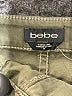 Bebe Solid Green Khaki Shorts Size 26 waist - photo 3