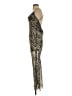 mint & major 100% Polyester Animal Print Silver Cocktail Dress Size S - photo 5