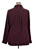 Halogen 100% Polyester Burgundy Long Sleeve Blouse Size XXL - photo 2