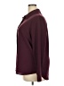 Halogen 100% Polyester Burgundy Long Sleeve Blouse Size XXL - photo 5