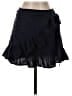 Unbranded Solid Black Casual Skirt Size S - photo 1