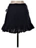 Unbranded Solid Black Casual Skirt Size S - photo 2