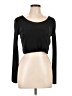 Capezio 100% Poly Black Long Sleeve Top Size L - photo 1