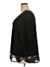 Avenue Black 3/4 Sleeve Blouse Size 18 Plus - photo 5