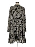 THML 100% Polyester Paisley Black Casual Dress Size XS - photo 1