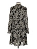 THML 100% Polyester Paisley Black Casual Dress Size XS - photo 2