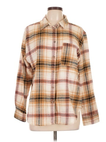Love Tree Long Sleeve Button-Down Shirt (view 1)