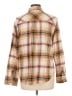 Love Tree Plaid Tan Long Sleeve Button-Down Shirt Size L - photo 2