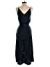 H&M 100% Polyester Solid Blue Jumpsuit Size 2 - photo 2
