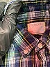 Crewcuts 100% Cotton Plaid Green Long Sleeve Button-Down Shirt Size 8 - photo 3