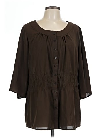 Ashley Stewart 3/4 Sleeve Blouse (view 1)