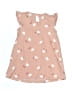 Carter's 100% Cotton Hearts Pink Tan Dress 9-12 MO / 12 MO - photo 2