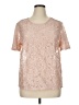Worthington 100% Polyester Pink Short Sleeve Top Size 1X - photo 1