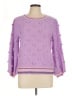 Lilly Pulitzer Polka Dots Purple Pullover Sweater Size L - photo 1
