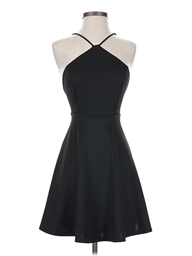 Pre-owned Lulus Cocktail Dress In Black