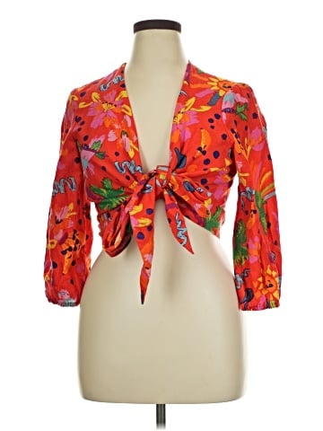 Maison d' Amelie 3/4 Sleeve Blouse (view 1)