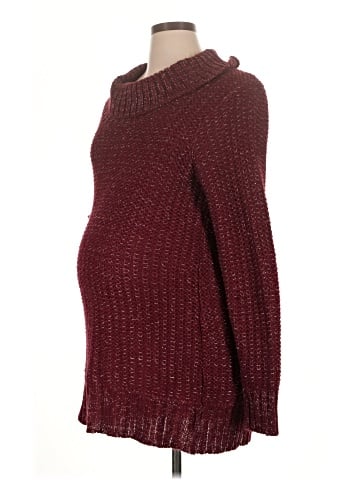 Two Hearts Maternity Turtleneck Sweater (view 1)