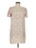 River Island 100% Polyester Polka Dots Tan Casual Dress Size UK 10 / US 6 - photo 1